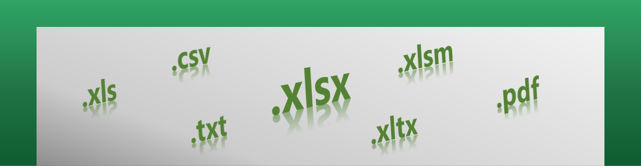 Formats de fichiers Excel