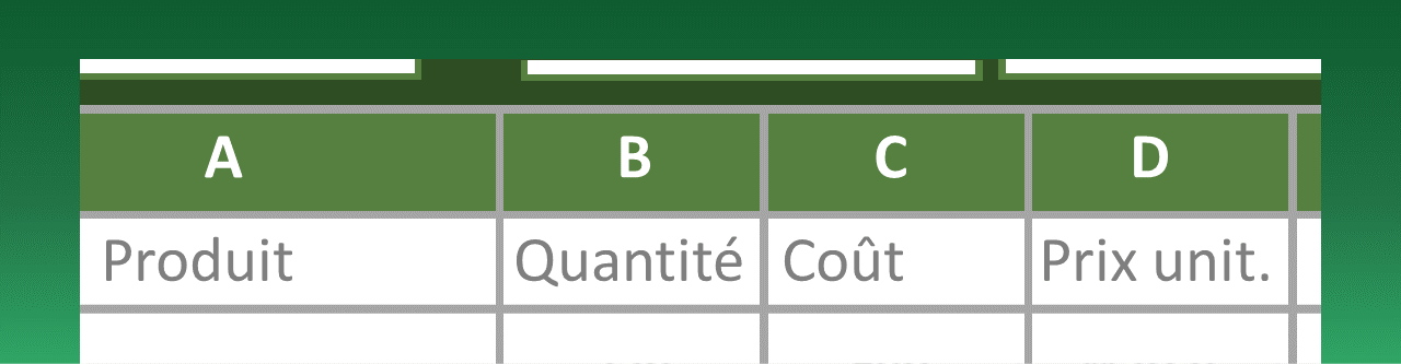 Traitement de données avec Excel
